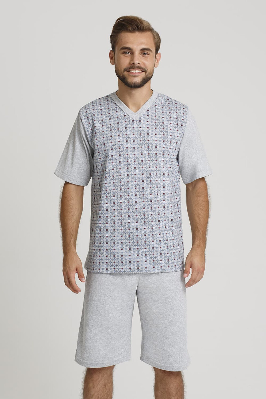 Pánské pyžamo Gucio 595 kr/r 3XL mix barev-mix designu 3xl - main (2)