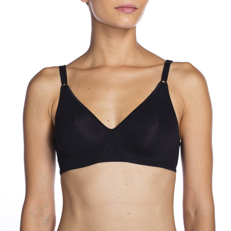 Nevyztužená bavlněná podprsenka COTTON BRA - BELLINDA - černá 85 D - main (0)