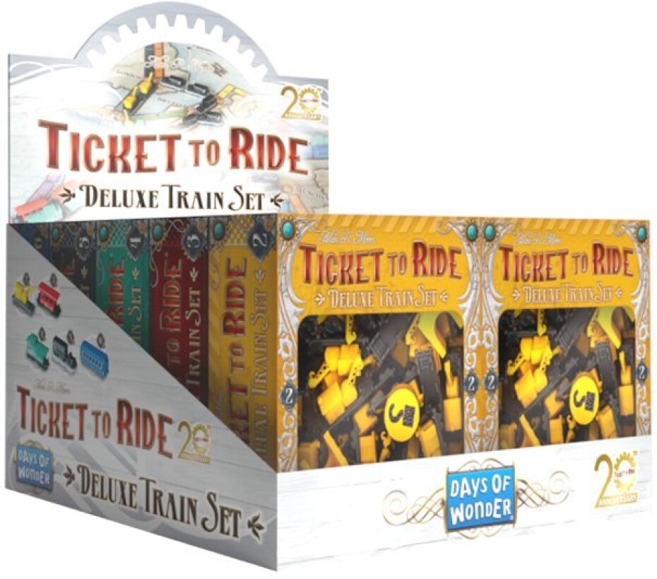 Ticket to Ride: 20th Anniversary Deluxe train set Display - main (0)