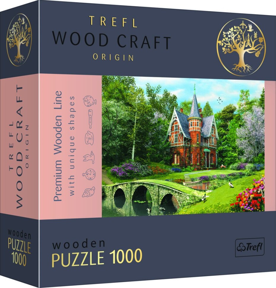 Trefl Wood Craft Origin Puzzle Viktoriánský dům 1000 dílků - dřevěné - Tolo - main (0)