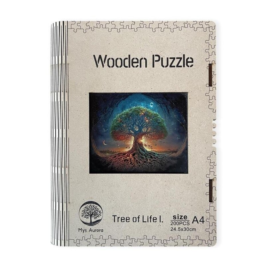 Dřevěné puzzle/Strom života I A4 - Emitex - main (0)