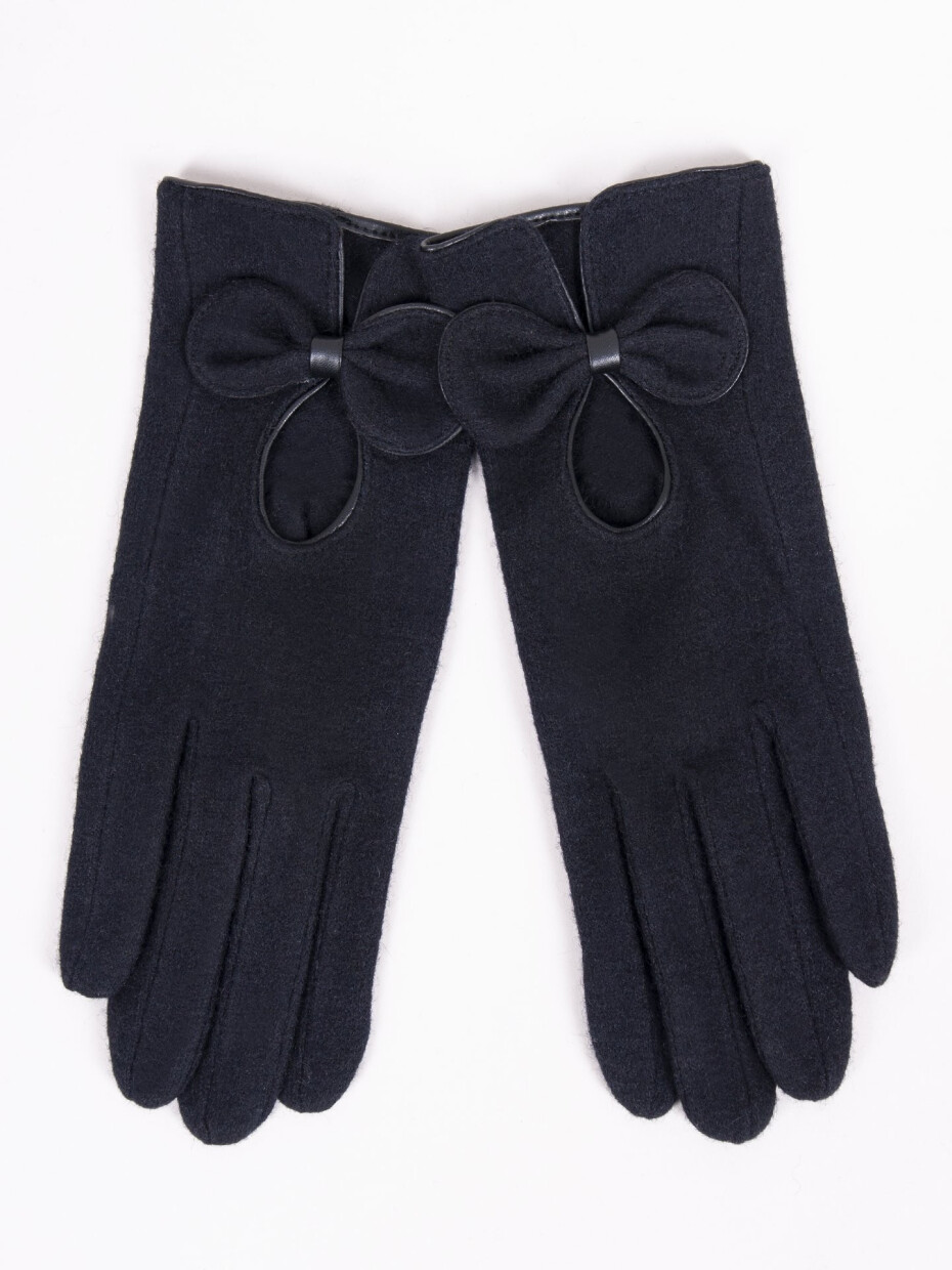 Yoclub Dámské rukavice RES-0107K-345C Black 23 - main (2)
