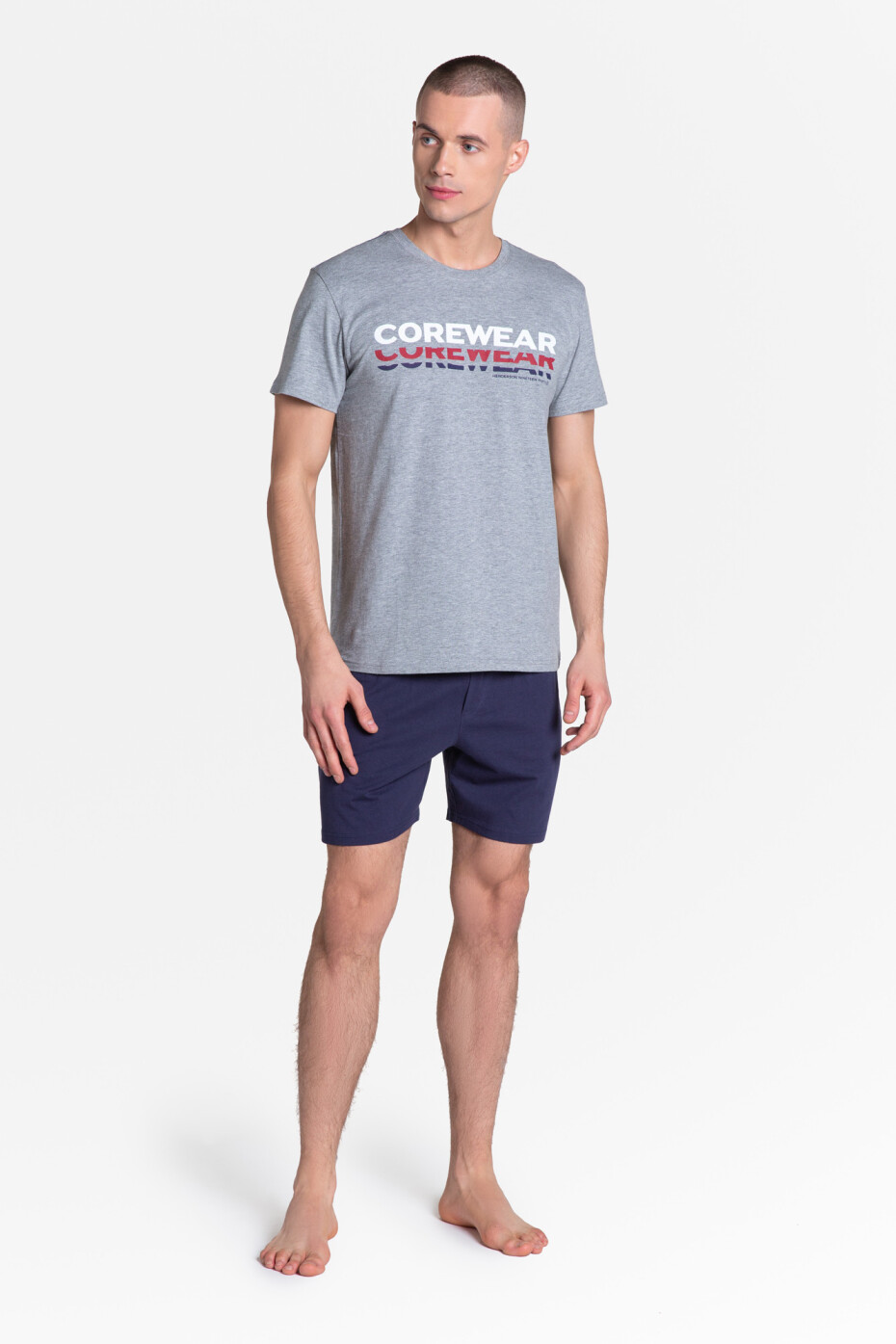Pyžamo Lark 38870-90X Šedomodrá - Henderson XXL - main (0)