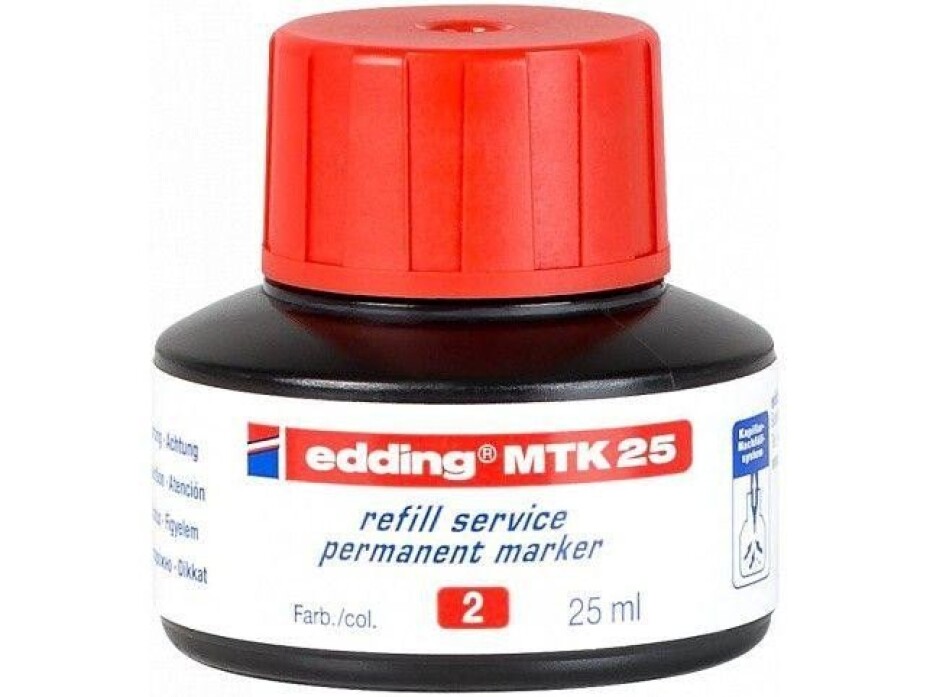 Edding Inkoust MTK 25ml - červený - main (0)