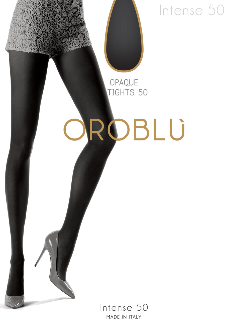 Punčochové kalhoty Intense New 50 VOBC01352 černá - Oroblu M černá (BLACK) - main (1)