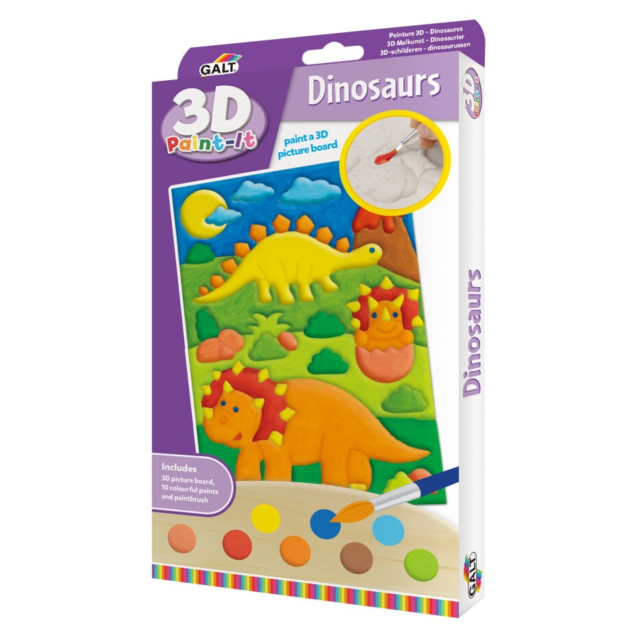 Galt 3D omalovánky - Dinosauři - main (0)
