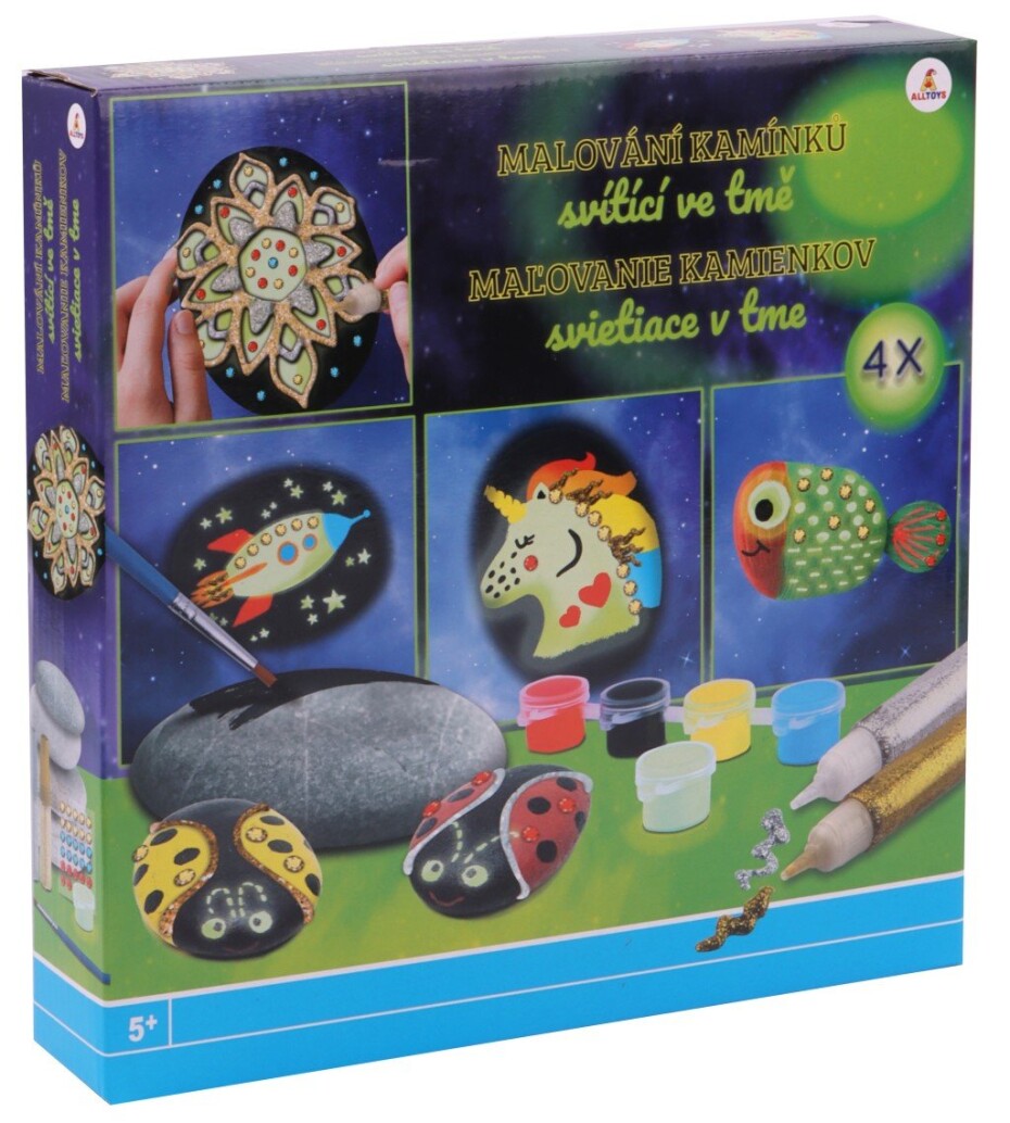 Malování na kamínky svítící ve tmě - Craft Creative - main (0)
