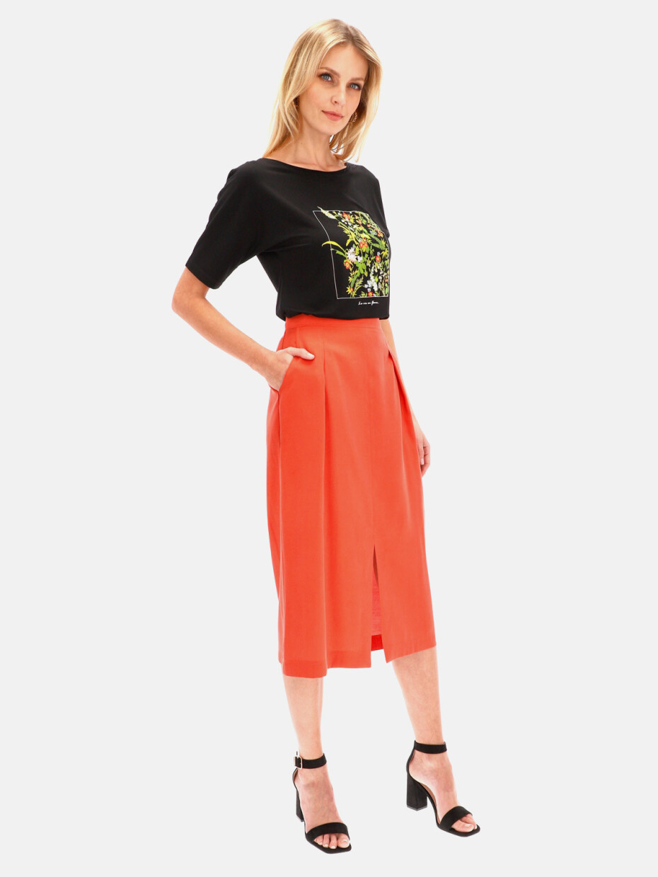 Dámská sukně Goya - Potis & Verso oranžová 44/2XL - main (5)