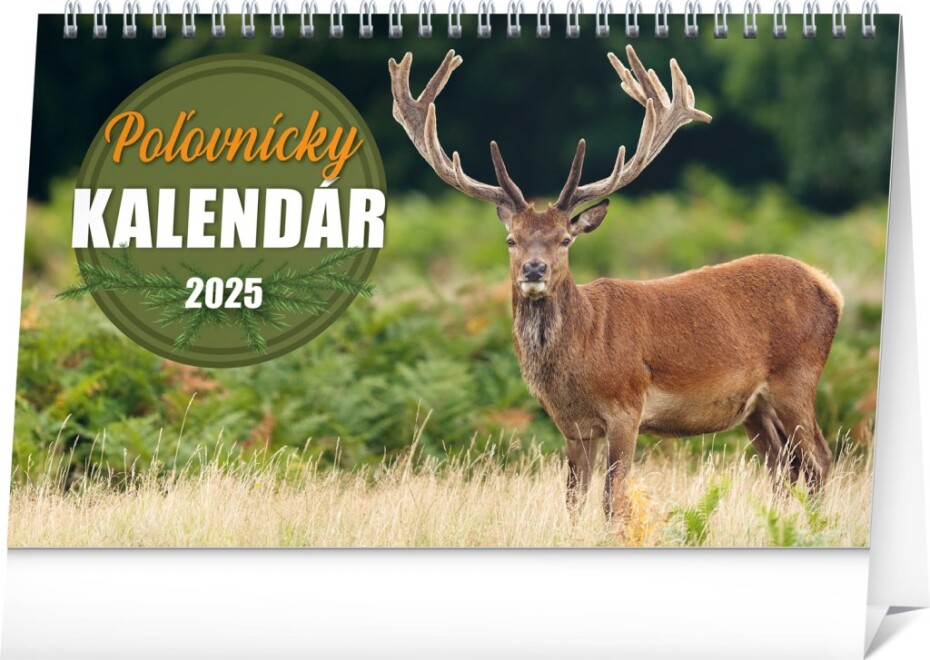 NOTIQUE Stolový Poľovnícky kalendár 2025, 23,1 x 14,5 cm Slovensky - main (0)