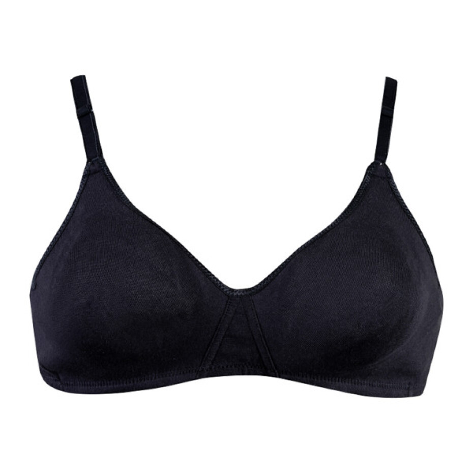 Nevyztužená bavlněná podprsenka COTTON BRA - BELLINDA - černá 85 D - main (2)