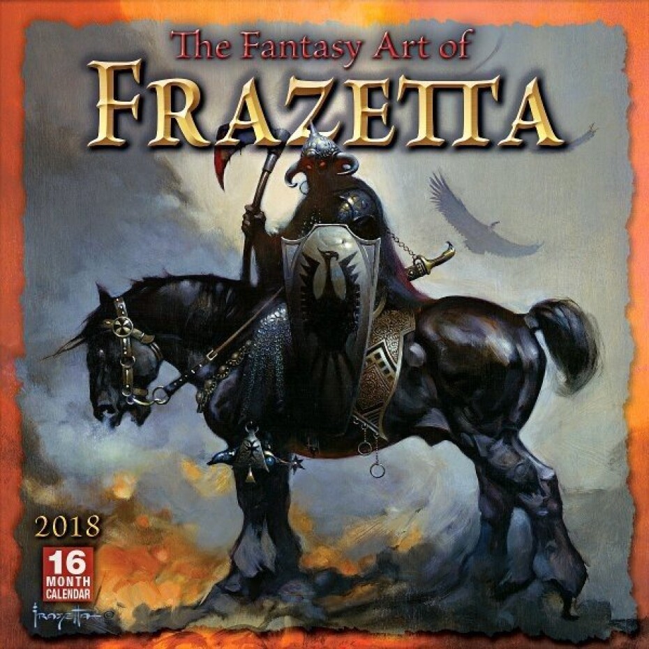 Frazetta 2018 kalendář - Frazetta, Frank - main (0)