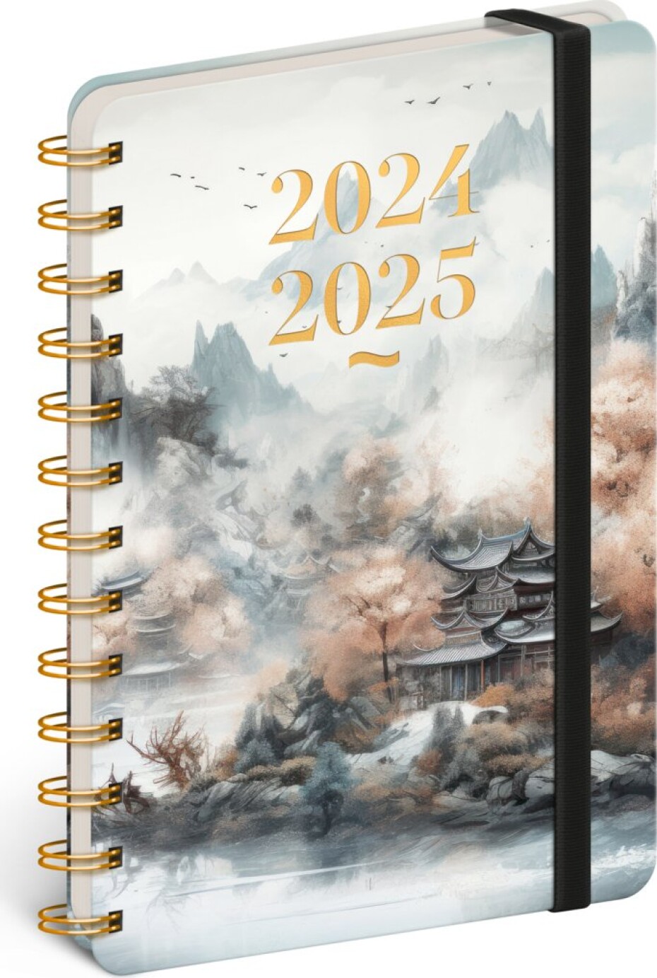 NOTIQUE Spirálový 18měsíční diář Petito – Japonsko 2024/2025, 13 x 18 cm - main (0)