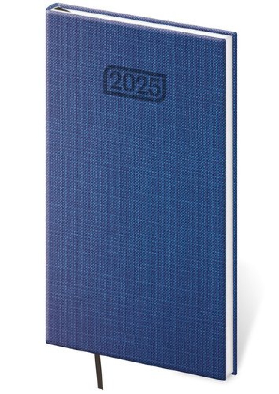 Diář 2025 Zephir týdenní kapesní modrá - main (0)
