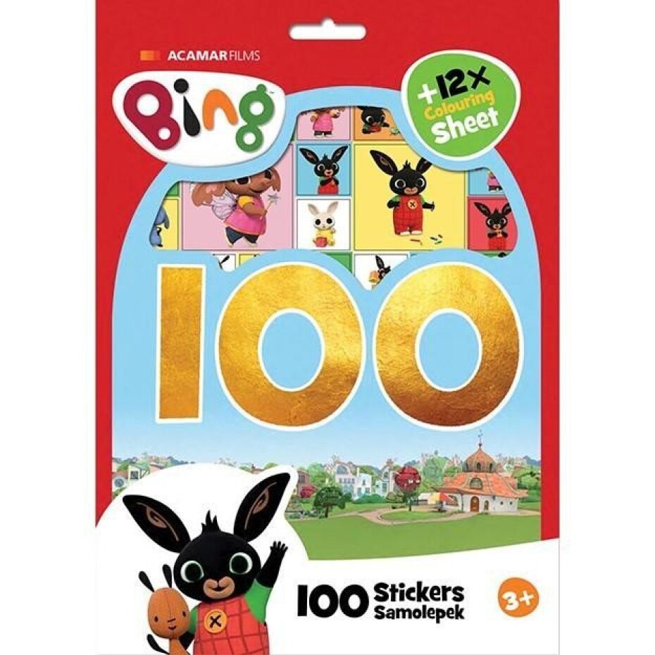 Bing - 100 samolepek s omalovánkovými listy - main (0)