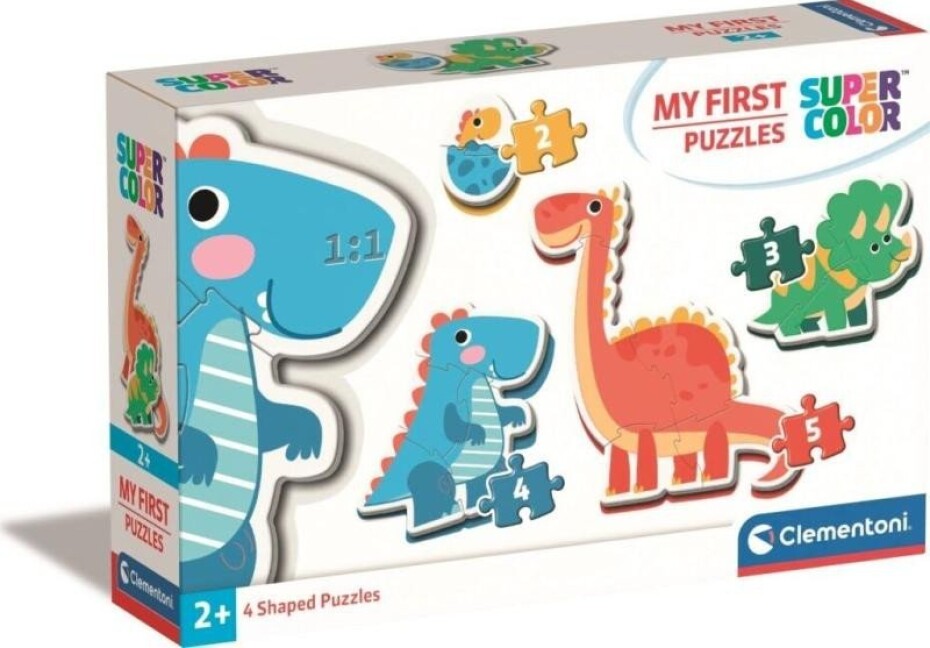 Puzzle Dinosauři 4v1 (2,3,4,5 dílků) - main (0)