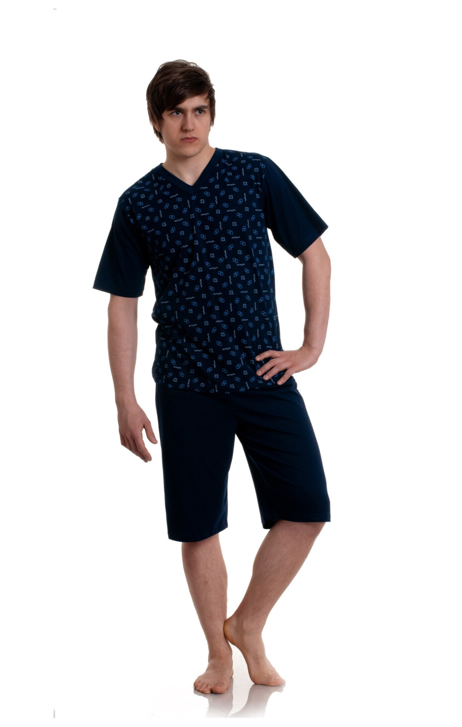 Pánské pyžamo Gucio 727 kr/r S-2XL mix barev-mix designu XXL - main (0)