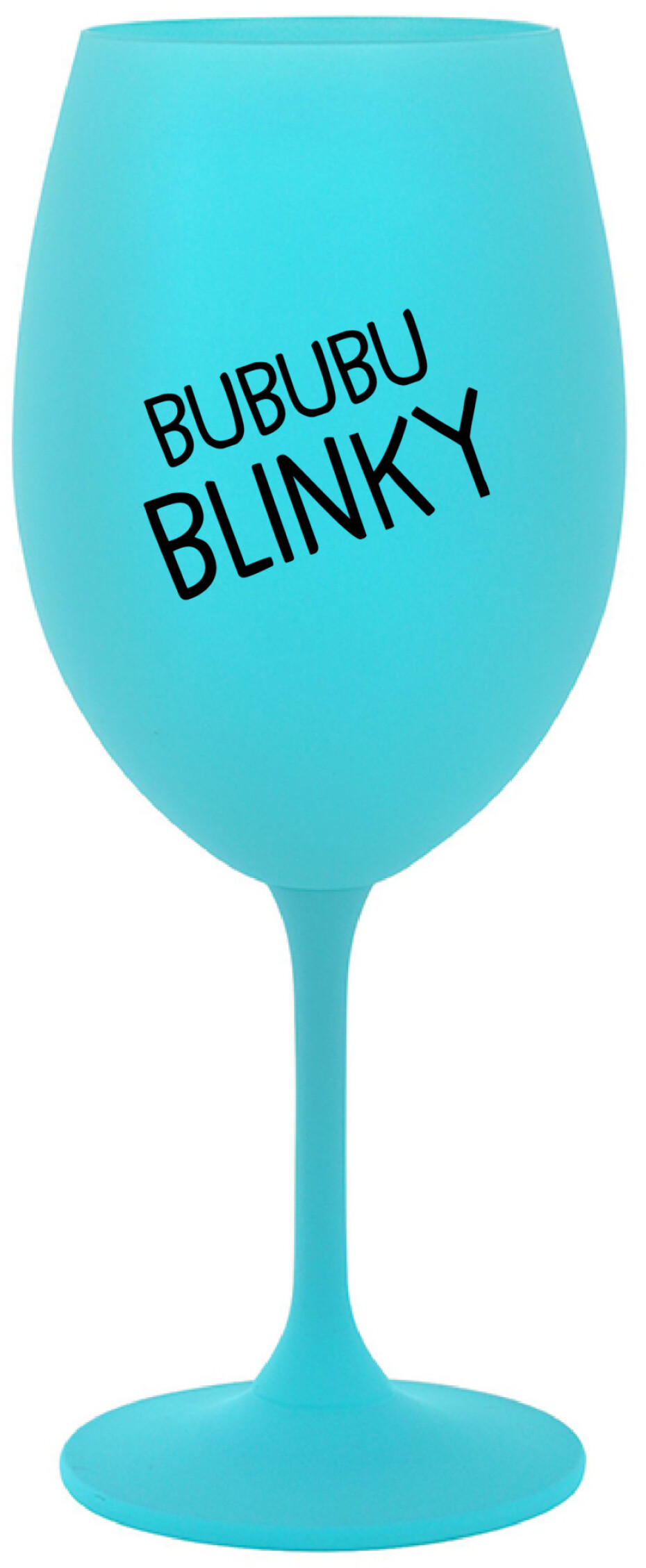 BUBUBUBLINKY - tyrkysová sklenice na víno 350 ml - main (0)