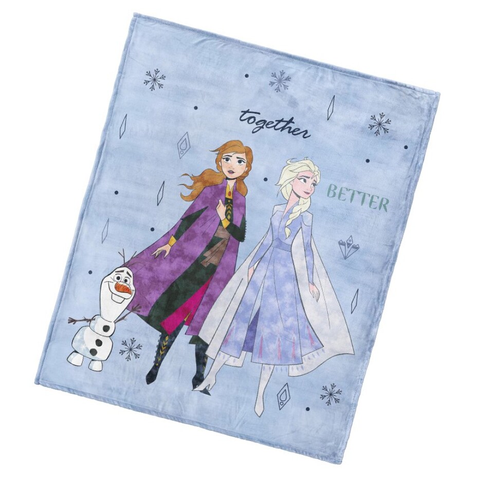 Dětská deka Ledové Království Anna Elsa a Olaf 130x160 cm - main (0)