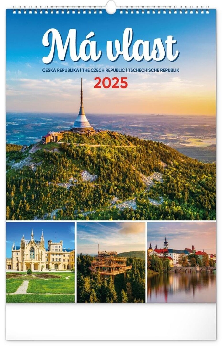 Kalendář 2025 nástěnný: Má vlast, 33 × 46 cm - main (0)