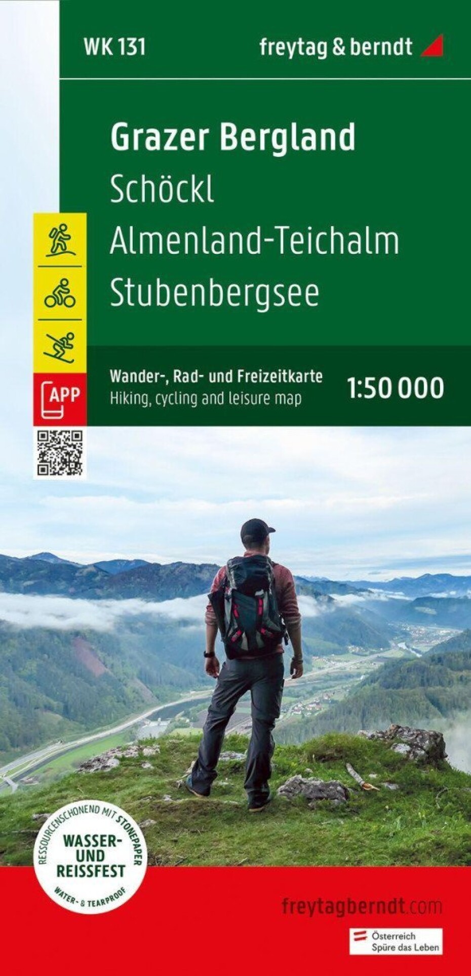 Pohoří Graz 1:50 000 / turistická, cyklistická a rekreační mapa - main (0)