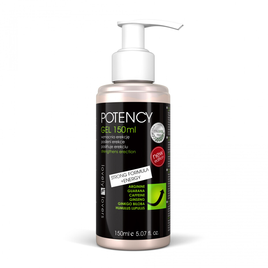 Lubrikační gel Potency Gel Strong Formula + Energy 150ml - Lovely Lovers - main (0)