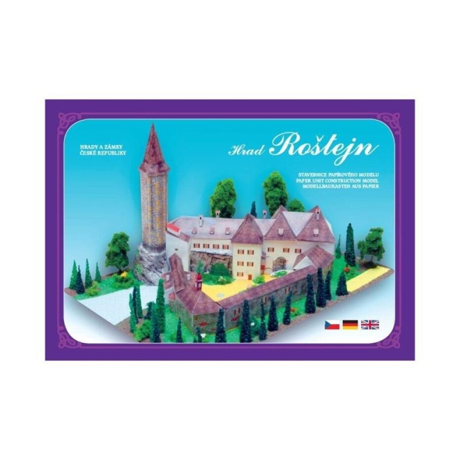 Hrad Roštejn - Stavebnice papírového modelu - main (0)