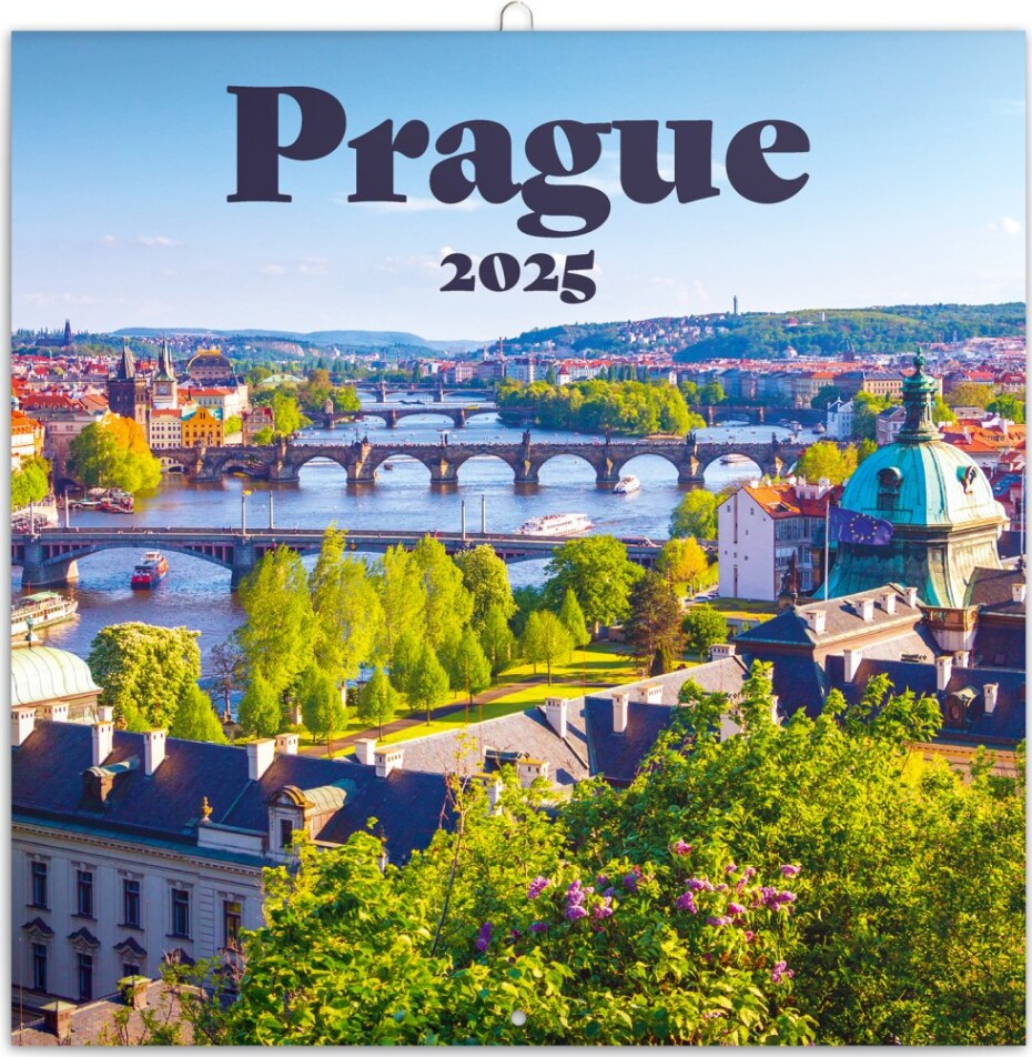 Kalendář 2025 poznámkový: Praha, 30 × 30 cm - main (0)