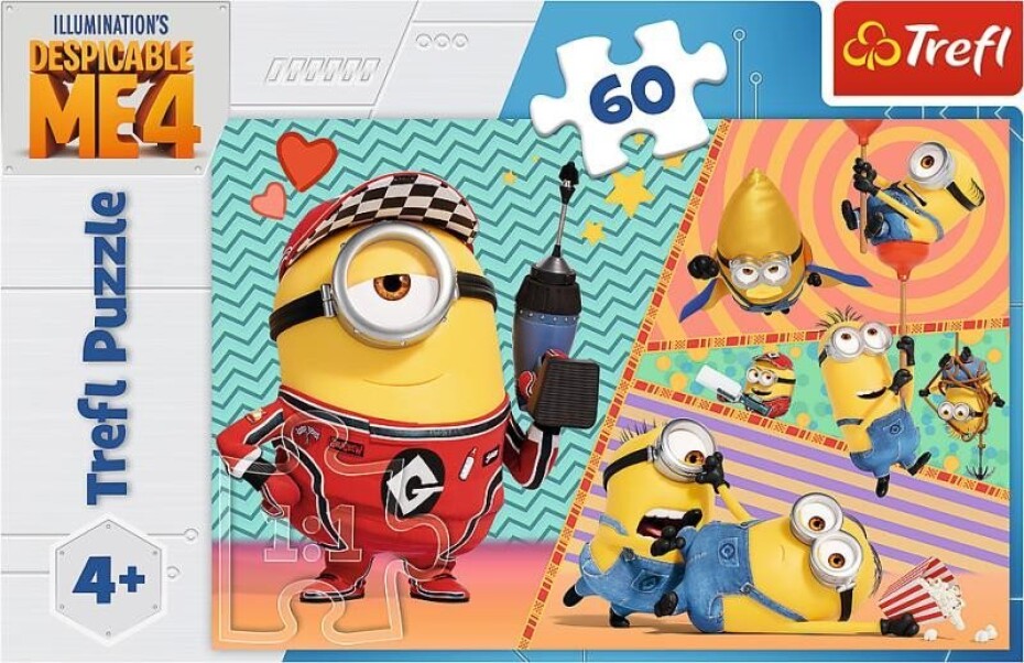 Puzzle Já, padouch 4: Šťastní Mimoni/60 dílků - main (0)