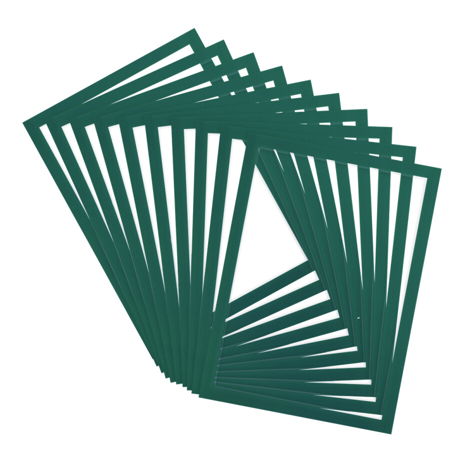 djois Magneto PRO - otevřený rámeček, A4, PVC, zelený, 10 ks - main (0)