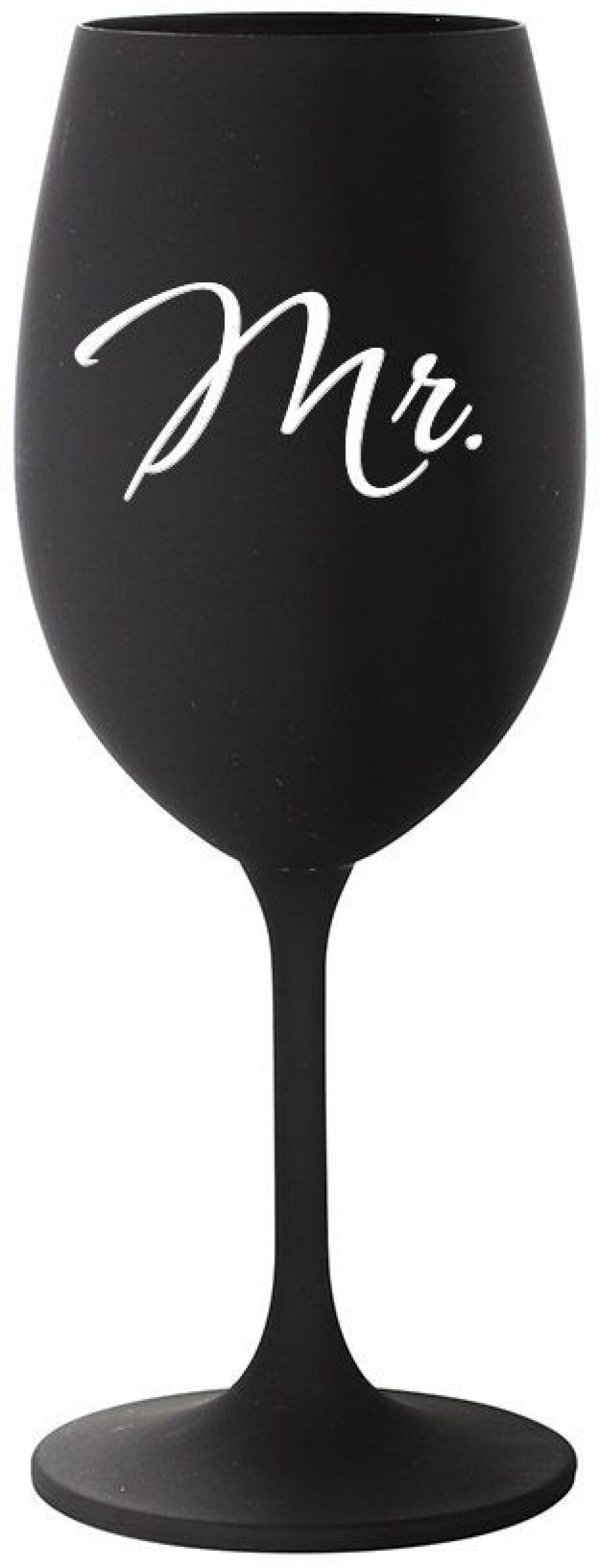 MR. - černá sklenice na víno 350 ml - main (0)