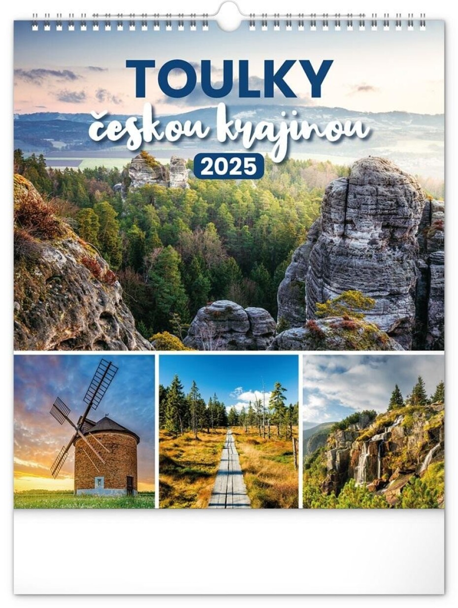 Kalendář 2025 nástěnný: Toulky českou krajinou, 30 × 34 cm - main (0)