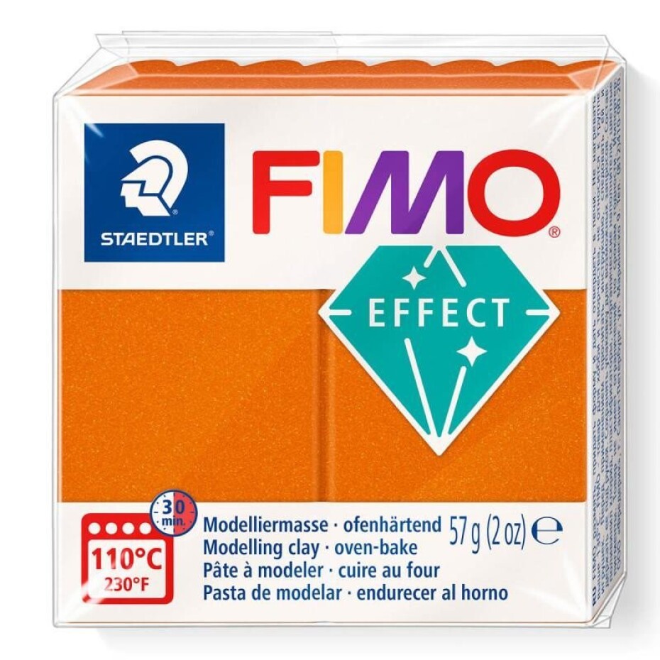 FIMO efekt 57g - metalická oranžová - main (0)