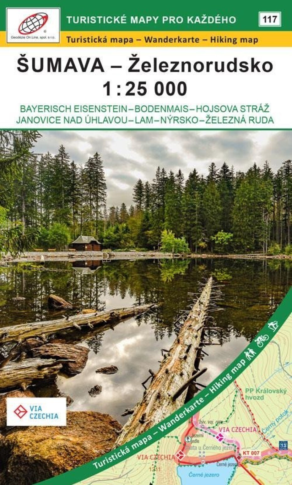 Šumava - Železnorudsko 1:25 000 / 117 Turistické mapy pro každého - main (0)