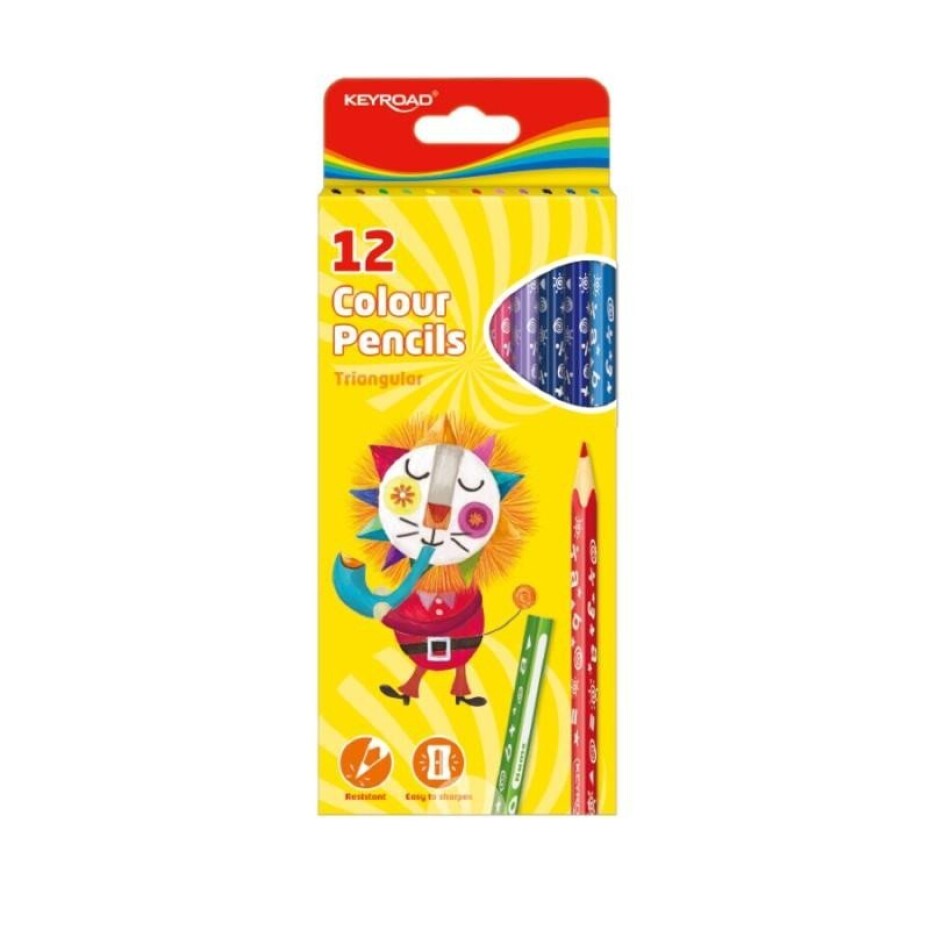 Keyroad Pastelky trojhranné 12 ks - main (0)