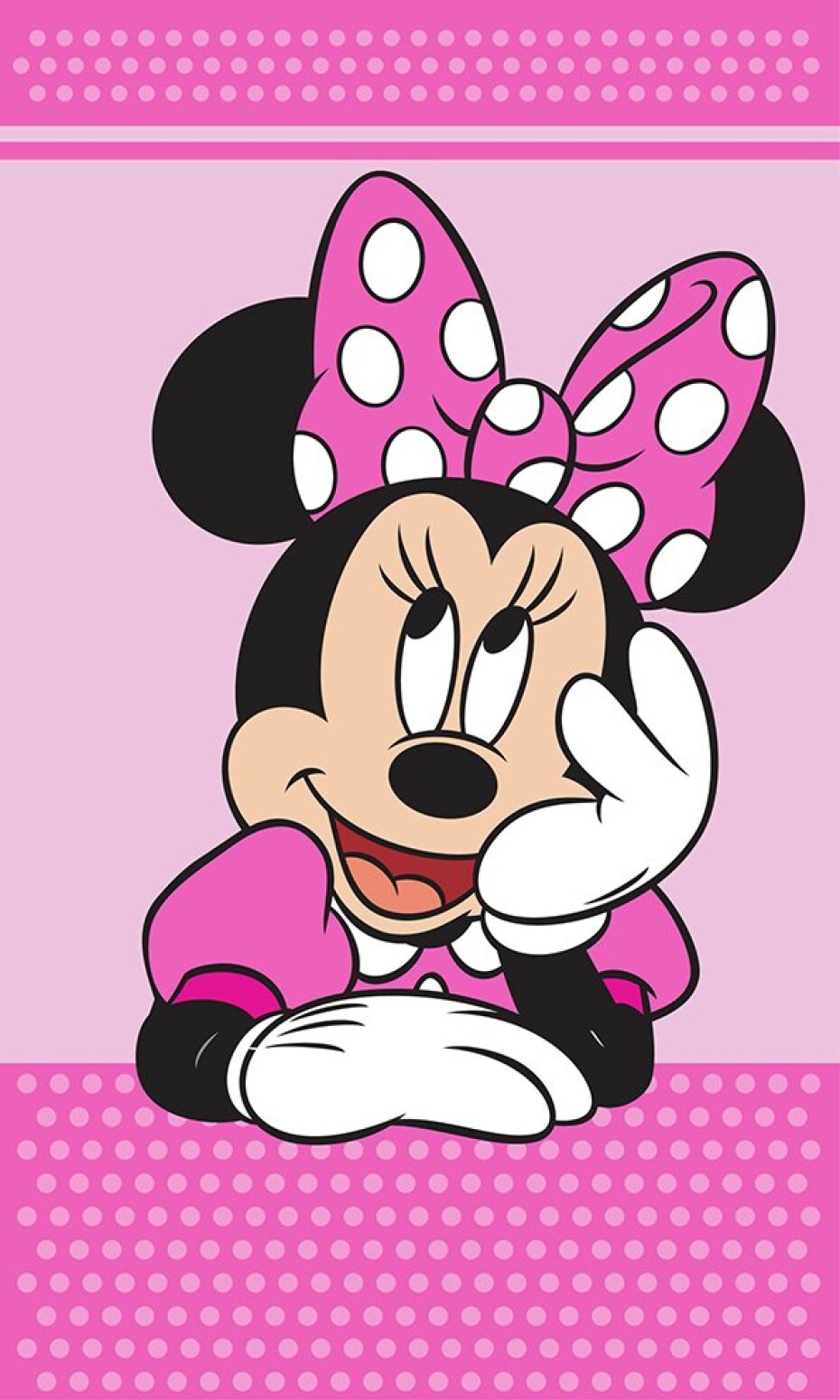 Dětský ručník Minnie Hvězdná Přání 30x50 cm - main (0)