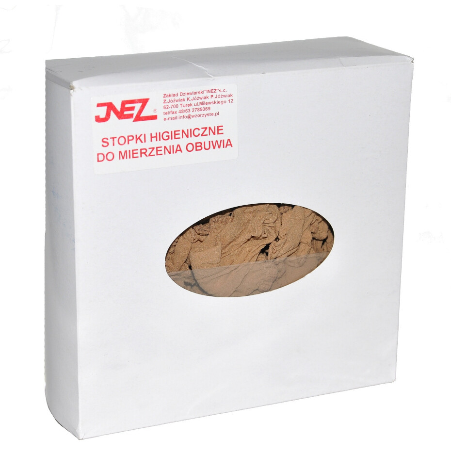 Ponožky ťapky pro zkoušení obuvi Inez béžová/dec.béžová Univerzální - main (0)