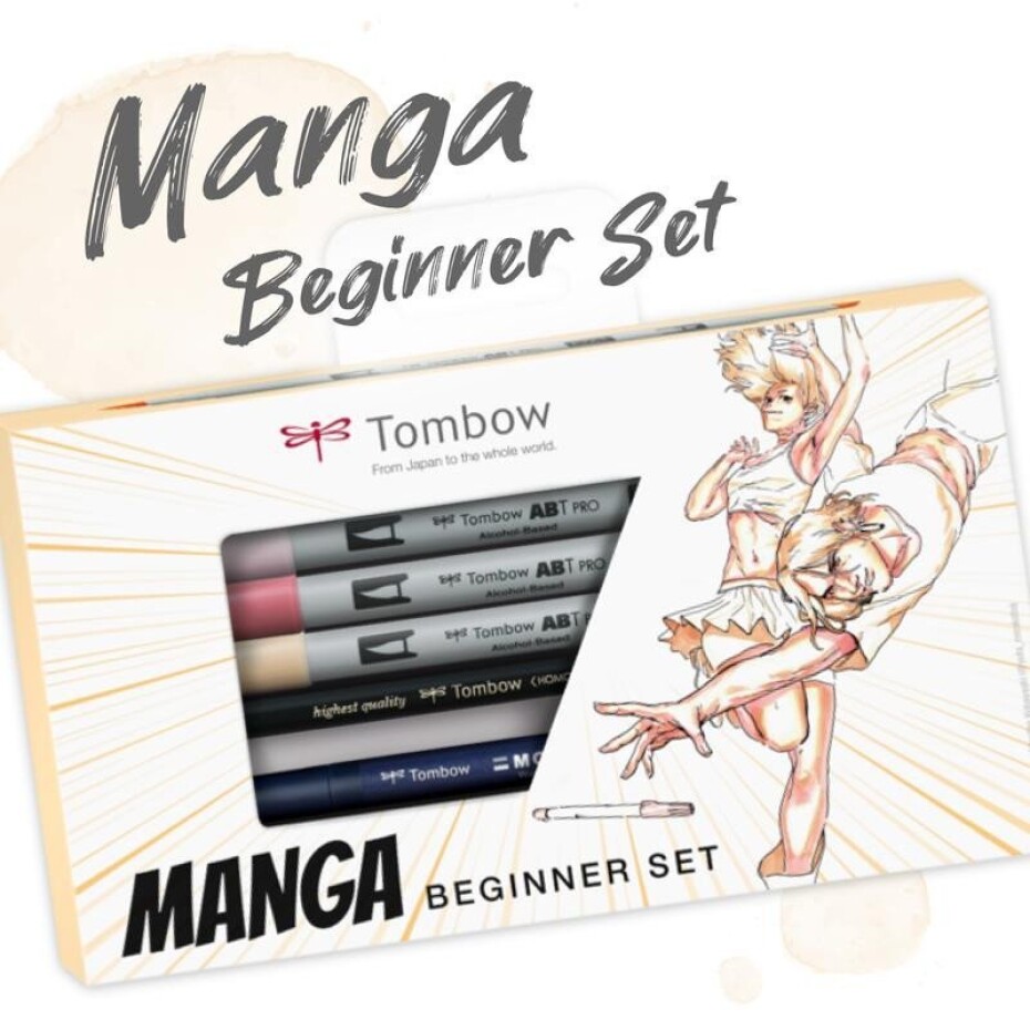 Tombow Manga Beginner Set / Manga kreativní sada pro začátečníky - main (0)