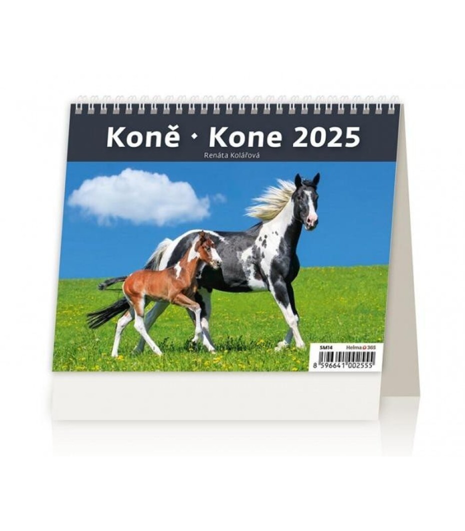 Kalendář stolní 2025 - MiniMax Koně / Kone - Renáta Kolářová - main (0)