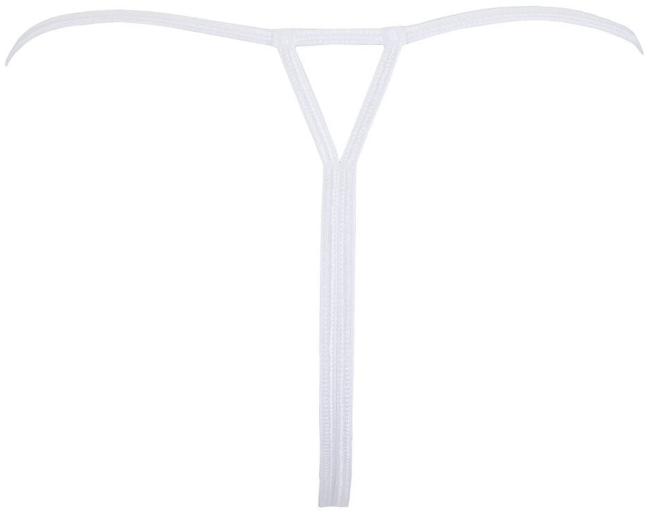 Otevřená tanga V-9828 bílá - Axami M - main (1)