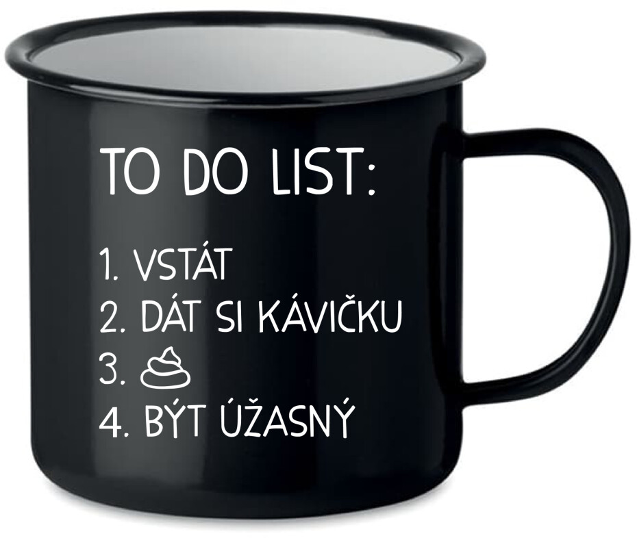 TO DO LIST:  BÝT ÚŽASNÝ - černý plecháček 350 ml - main (0)