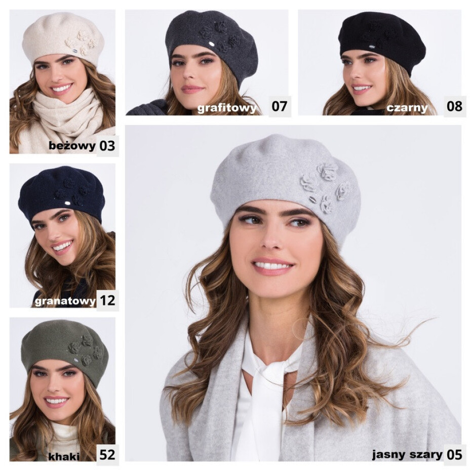Dámský baret ARIEL - Kamea UNI khaki - main (0)
