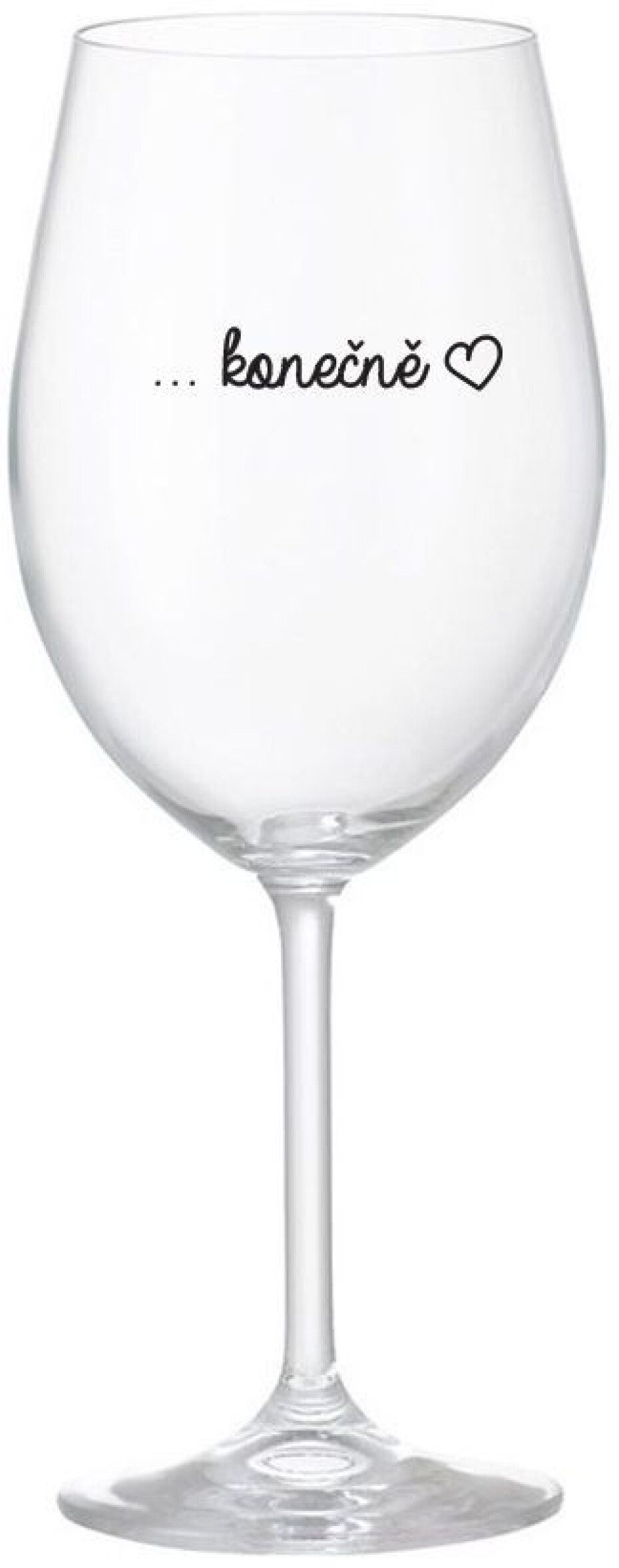 ...KONEČNĚ - čirá sklenice na víno 350 ml - main (0)