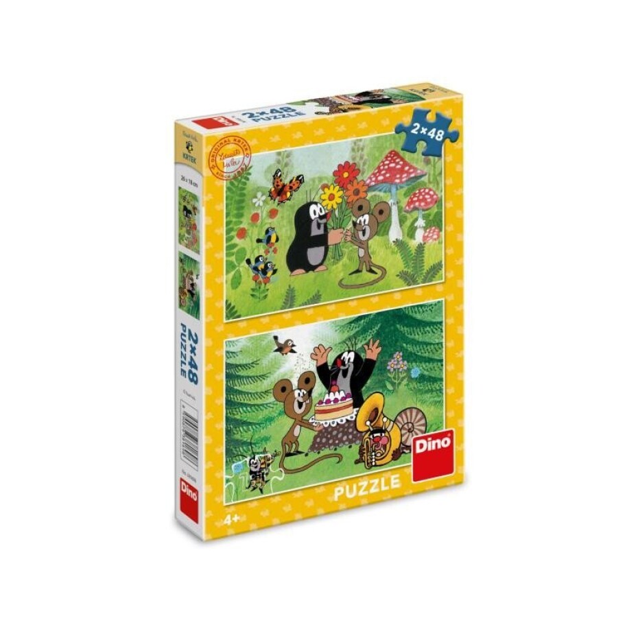 Puzzle Krtek: Oslava 2 x 48 dílků - main (0)
