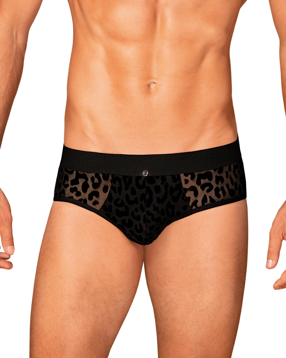 Pánské slipy Azmeron briefs - Obsessive černá L/XL - main (4)