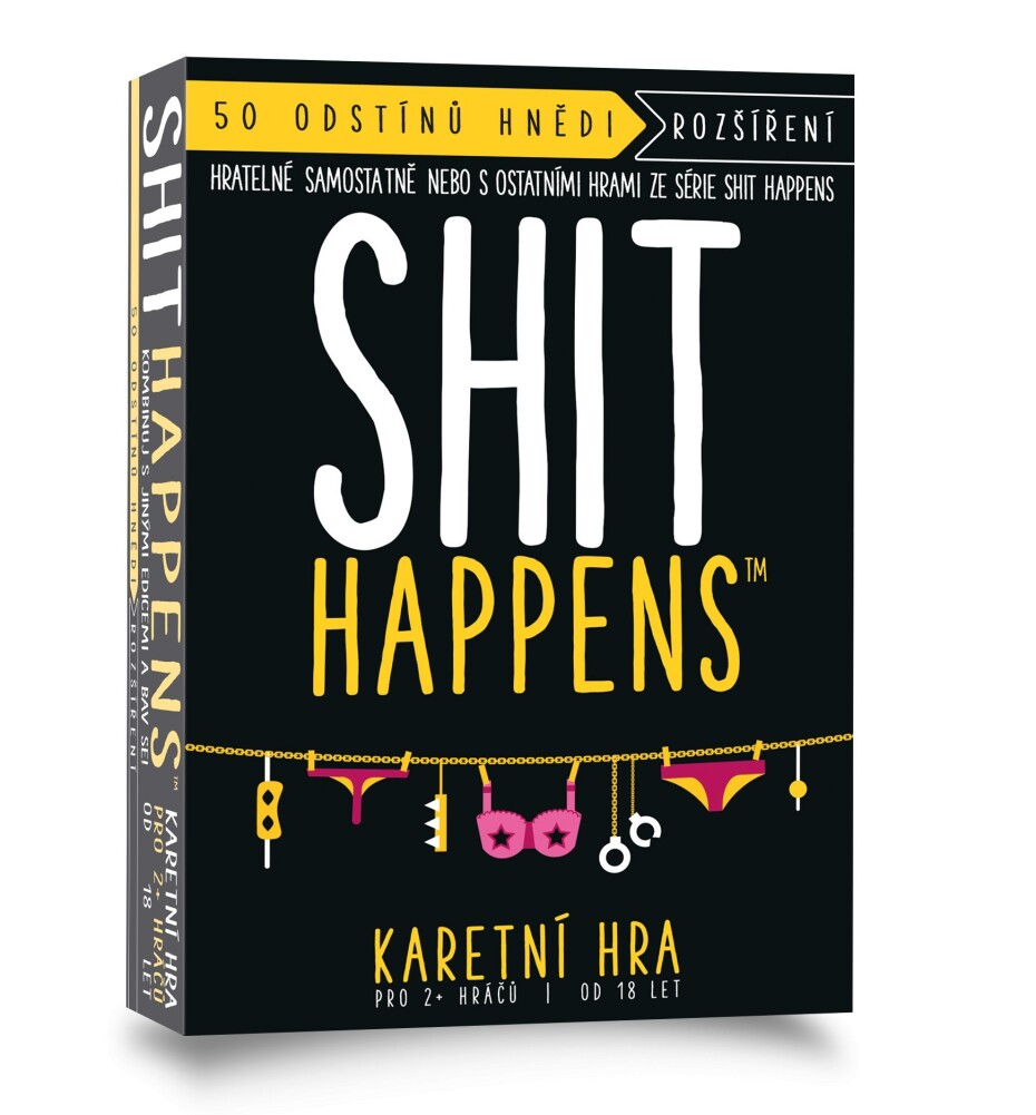 Shit Happens: 50 odstínů hnědi - samostatně hratelné rozšíření, 1.  vydání - ADC HRY - main (0)