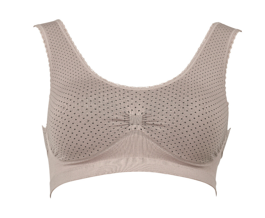 Těhotenský top Seamless 5197 - Anita S šedá s puntíkem - main (1)
