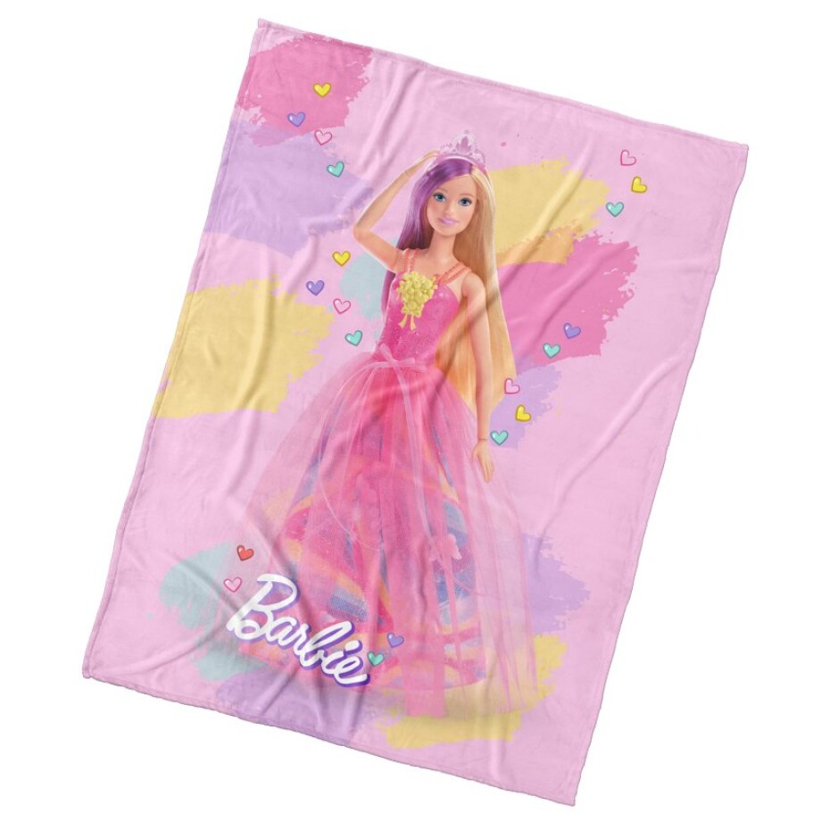Dětská deka Barbie Duhový Svět 130x170 cm - main (0)