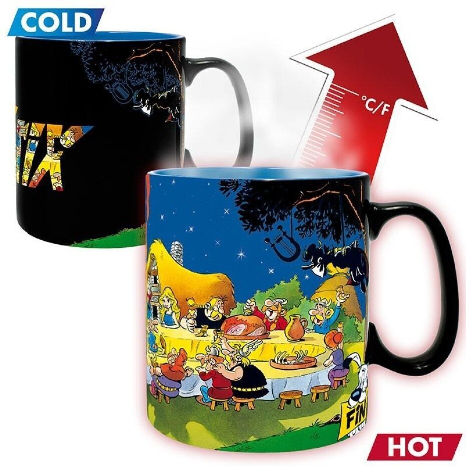 Asterix a Obelix Keramický hrnek měnící 460 ml - Banquet - main (0)