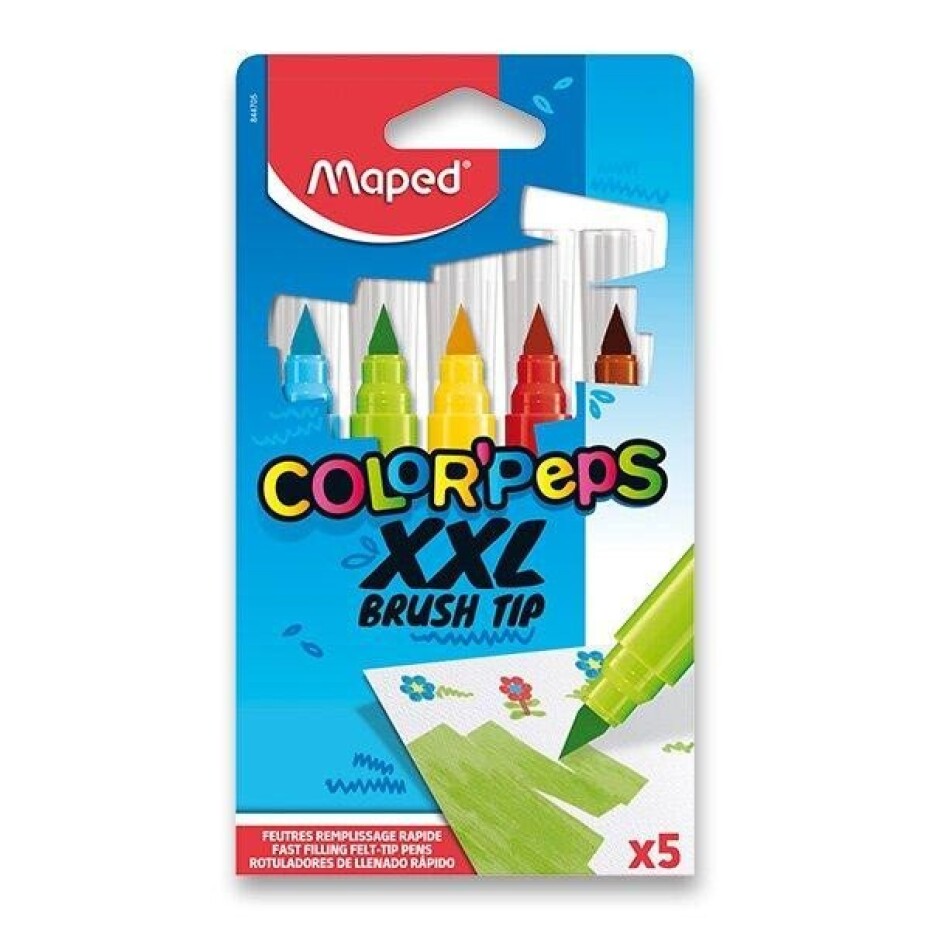 Maped Fixy Color´Peps XXL Brush - 5 barev - main (0)