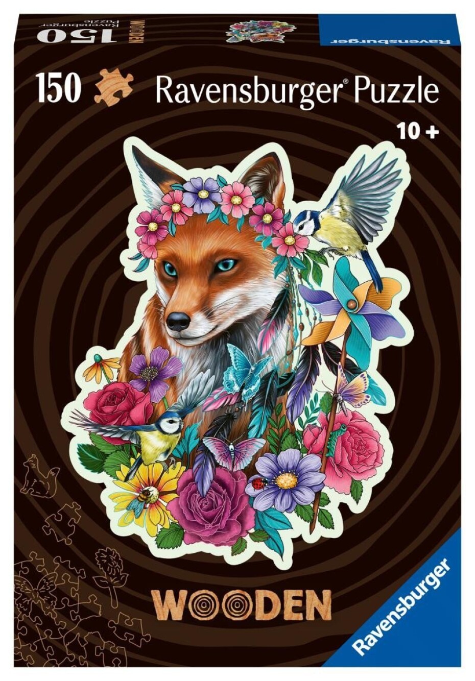 Puzzle Barevná liška 150 dílků (dřevěné) - main (0)
